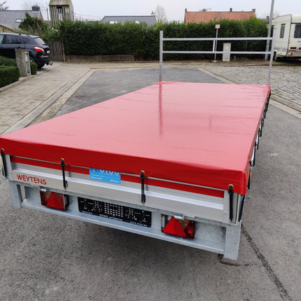 Afdekzeil - 680g/m² - kies je kleur - 260x158cm - voor plateauwagens VDM Trailers - Weytens