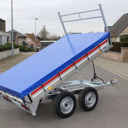 Afdekzeil - 680g/m² - kies je kleur - 260x158cm - voor plateauwagens VDM Trailers - Weytens