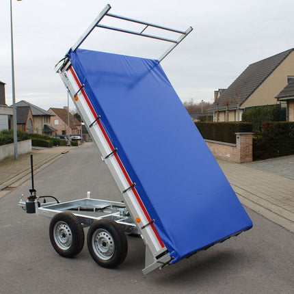 Afdekzeil - 680g/m² - kies je kleur - 260x158cm - voor plateauwagens VDM Trailers - Weytens