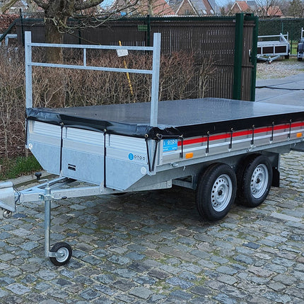 Afdekzeil - 680g/m² - kies je kleur - 260x158cm - voor plateauwagens VDM Trailers - Weytens