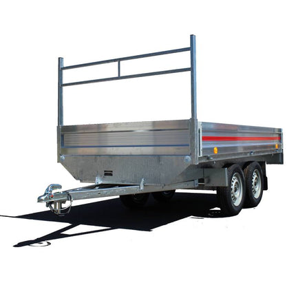 Plateau - dubbelas - 260x150cm - 750KG Aanhangwagen
