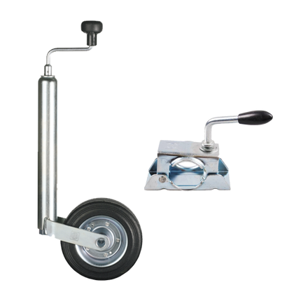 Roue avant - Ø48mm - avec collier et boulons - 150KG