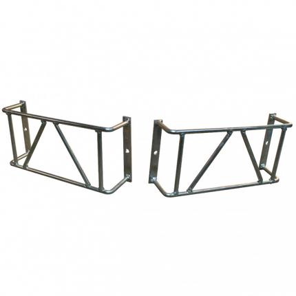 Metalen achterlicht beschermer voor Fristom en Aspock aanhangwagen lichten. Zeer robuuste uitvoering die snel en eenvoudig te monteren is op de lichtbak van de aanhanger