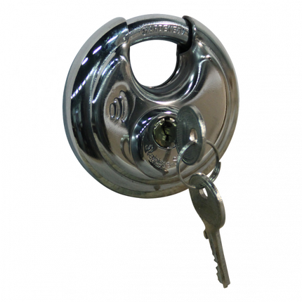 Discus slot - RVS - 70mm - 2 sleutels