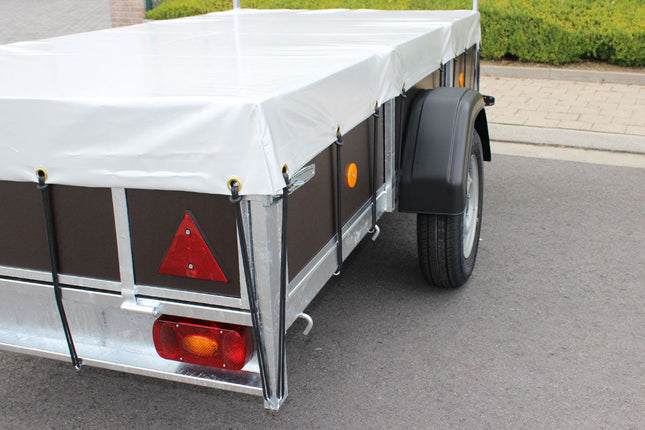 Afdekzeil - 680g/m² - kies je kleur - 300x130cm - voor aanhangwagens VDM Trailers - Weytens