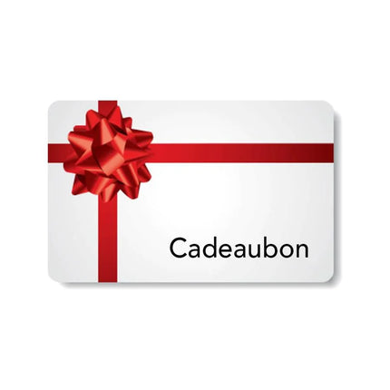 Cadeaubon - maak iemand gelukkig - van 10 tot 250 EUR - per stuk