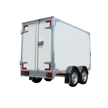 Gesloten aanhangwagen dubbelas