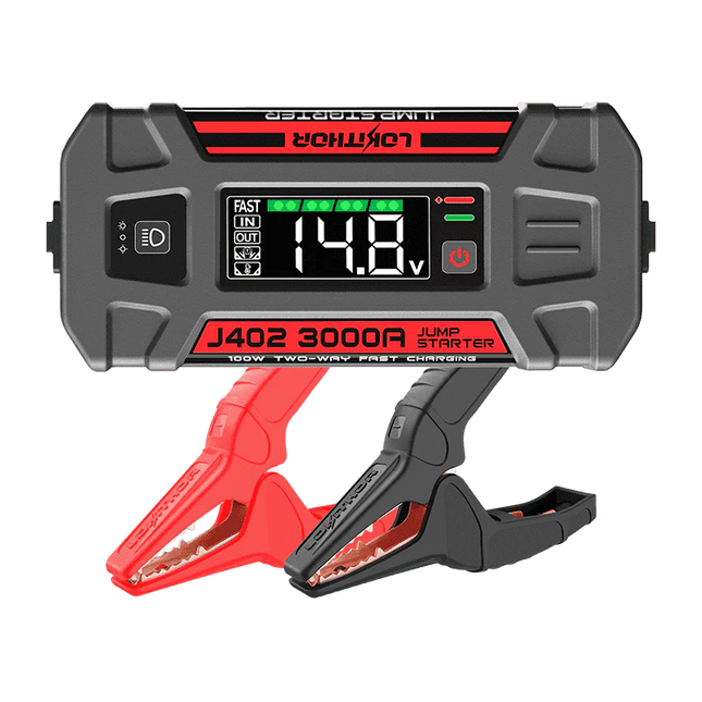 Lokithor  - J402 - jumpstarter - 3000A - powerbank - 100W