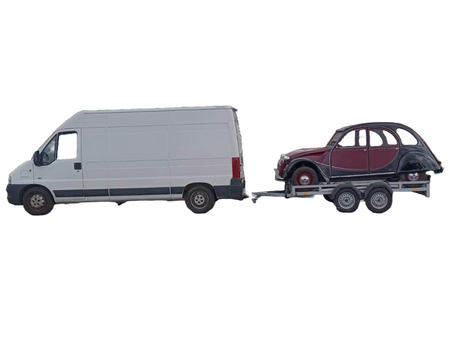 Transporter - enkelas - 300x150cm - 750KG Aanhangwagen