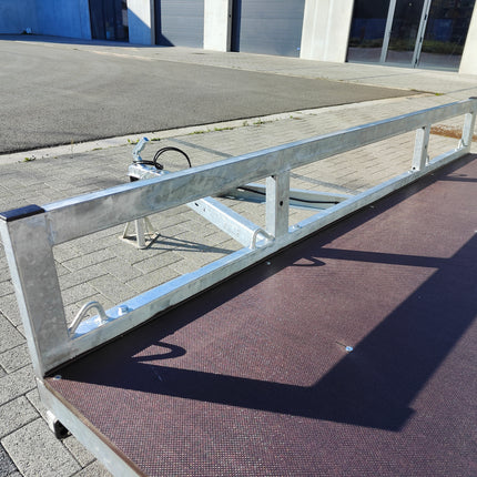 Remorque moto - simple essieu - 2 moteurs - avec rampe - 750KG
