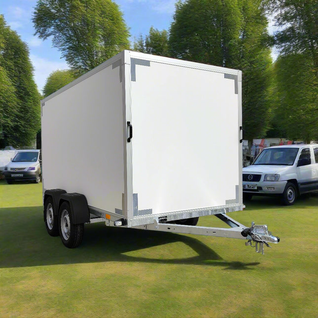 Gesloten aanhangwagen - dubbelas - 300x150 cm - 750KG