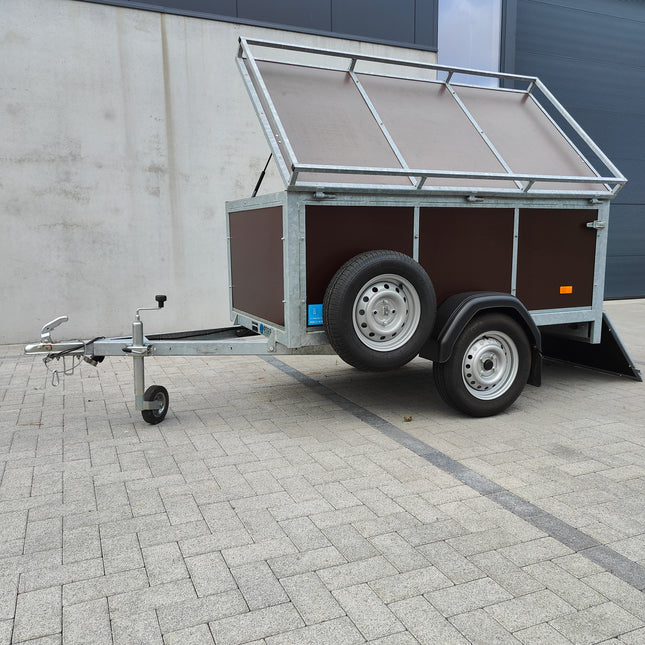[VERKOCHT] 2dehands - Bagagewagen MET OPTIES - 200x100cm - volume 1210 L - 750KG
