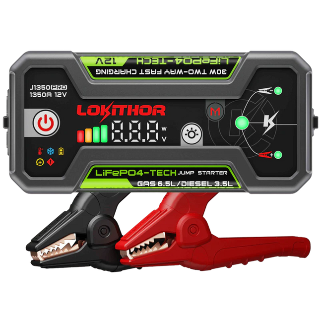 Lokithor J1350 Pro starthulp jump starter voor batterijen