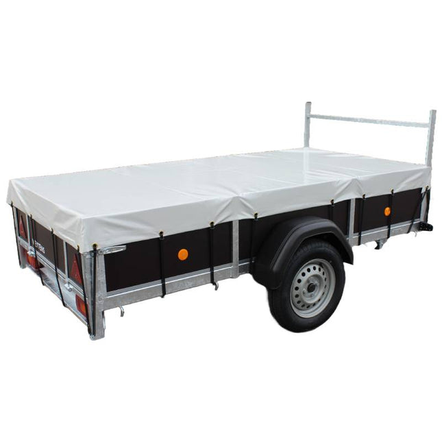 Afdekzeil - 680g/m² - lichtgrijs - 263x151cm - VDM Trailers - Weytens BOL