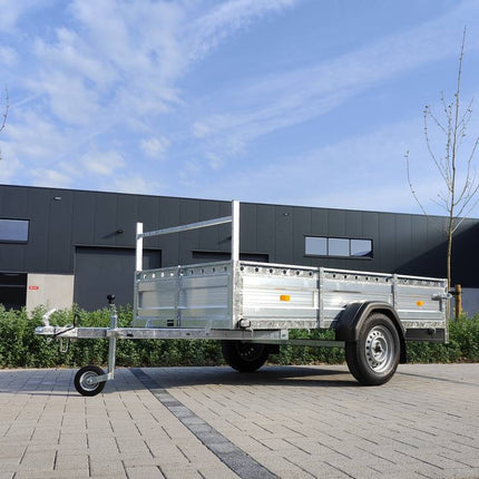 Bakwagen - enkelas - 258x150cm - extra breed - 750KG