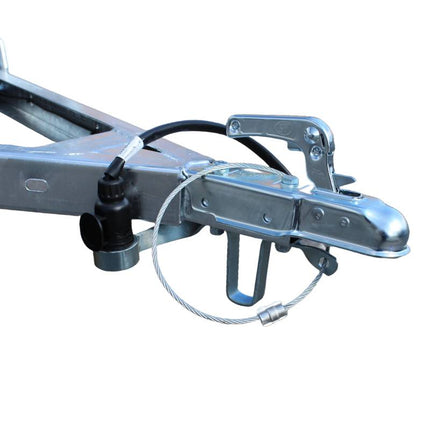 Bakwagen - dubbelas - 300x130cm - extra lang - 750KG Aanhangwagen