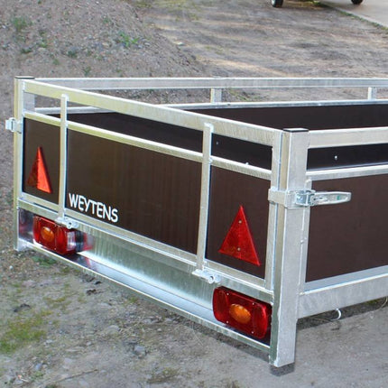Achterbord 130 cm - VDM Trailers - Weytens