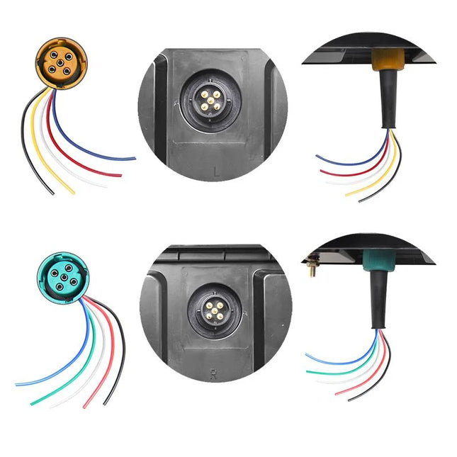 Aspock retrofit kit - aansluitset 5-polig - bajonet aansluiting naar losse draden