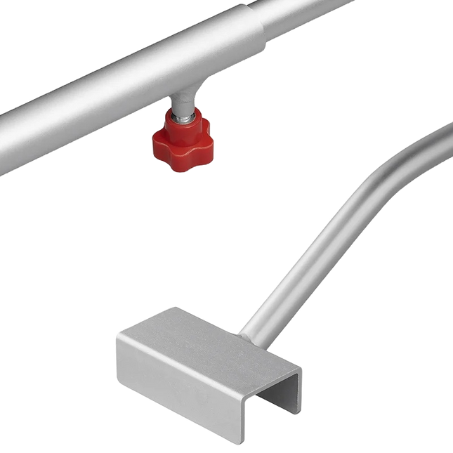 Afdekzeilbeugel - aluminium - uitschuifbaar - lengte 108-146 cm BOL