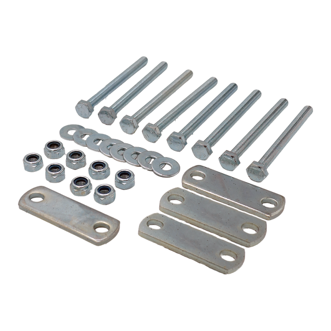 Bevestigingsset - voor aluminium disselkoffer