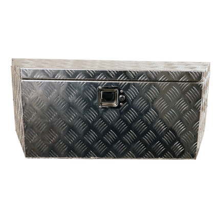 Dissel box - aluminium - large - bovenbouw - met slot en gasveer