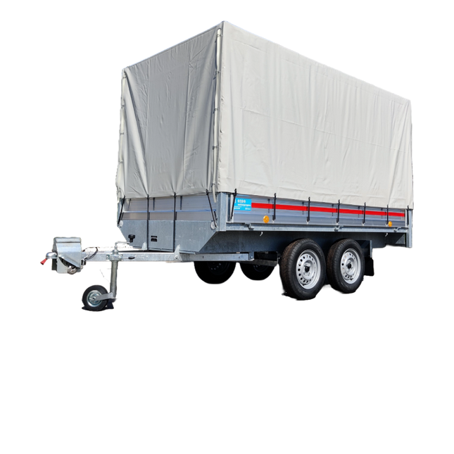 Huifopbouw 150cm hoog - voor model plateau 300x150cm - VDM Trailers - Weytens