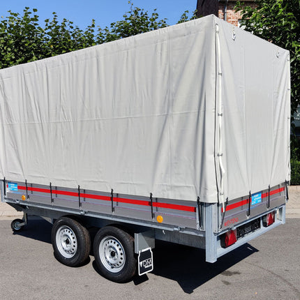 Huifopbouw 150cm hoog - voor model plateau 260x150cm - VDM Trailers - Weytens