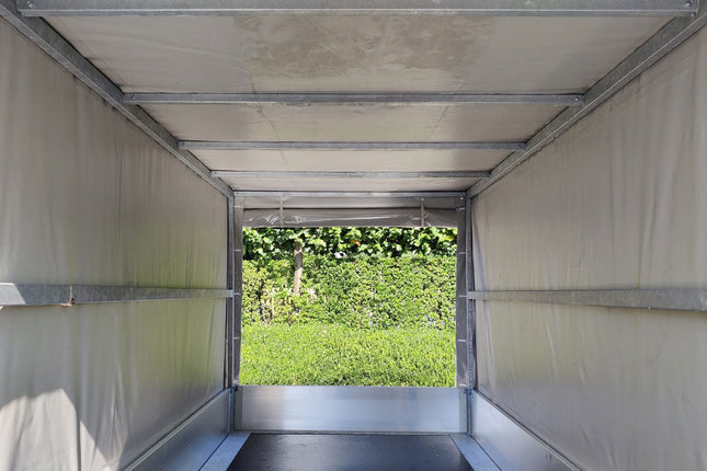 Huifopbouw 150cm hoog - voor model plateau 260x150cm - VDM Trailers - Weytens