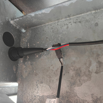 T-connector - 2pins - voor Ø 0.6-0.8mm