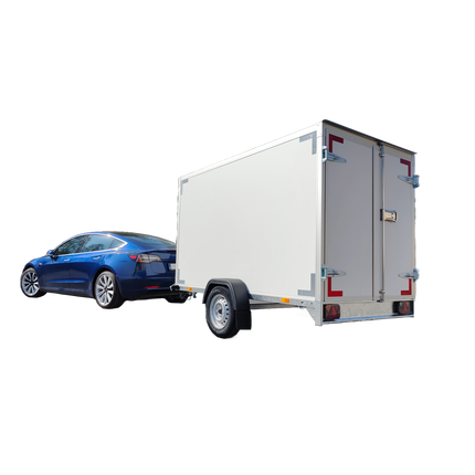 Closed trailer - single axle - 258x150 cm - 750KG
