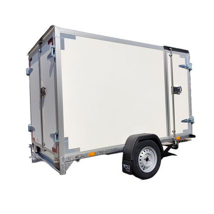 Closed trailer - single axle - 258x150 cm - 750KG