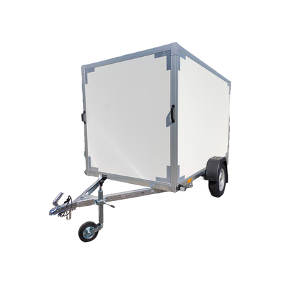 Closed trailer - single axle - 258x150 cm - 750KG