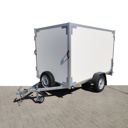 Closed trailer - single axle - 258x150 cm - 750KG