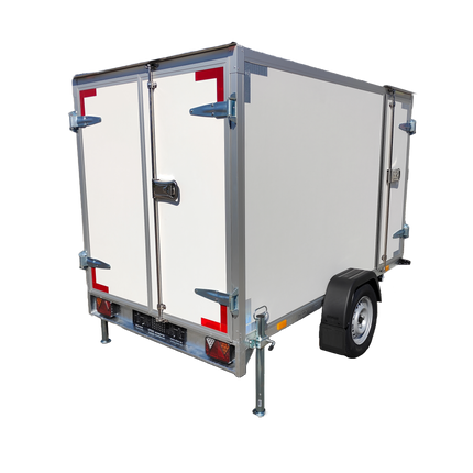 Closed trailer - single axle - 258x150 cm - 750KG