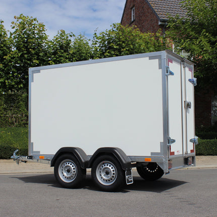 Gesloten aanhangwagen - dubbelas - 300x150 cm - 750KG Standaard Aanhangwagen