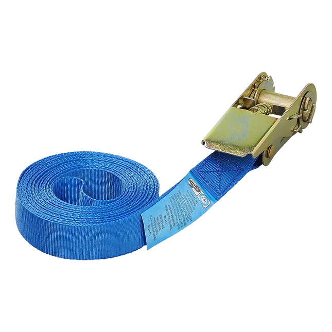 Spanband - met ratel - 5 meter - 500 daN - blauw