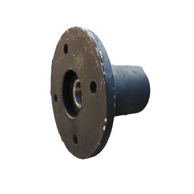 Aanhangwagen naaf voor torsieas merk Weytens en VDM met gemonteerde kogellagers.